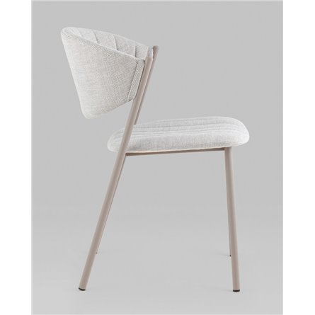 Стул|Stool Group|Харпер ткань рогожка серо-голубой каркас серый матовый