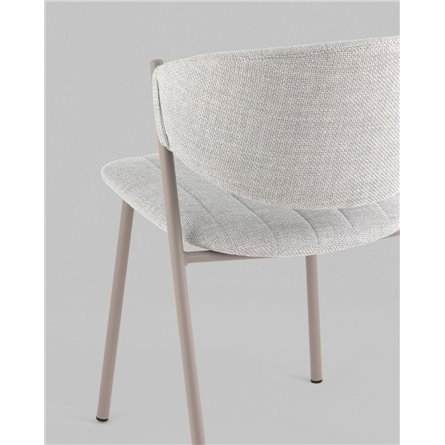 Стул|Stool Group|Харпер ткань рогожка серо-голубой каркас серый матовый