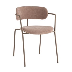 Стул Дженни букле бежевый каркас бежево-серый матовый