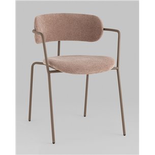 Стул|Stool Group|Стул Дженни букле бежевый каркас бежево-серый