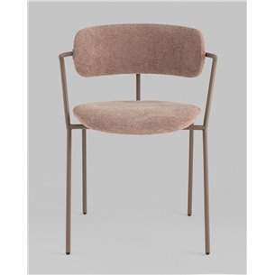 Стул|Stool Group|Стул Дженни букле бежевый каркас бежево-серый