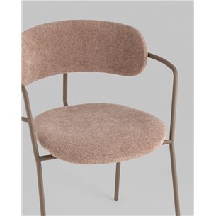Стул|Stool Group|Стул Дженни букле бежевый каркас бежево-серый