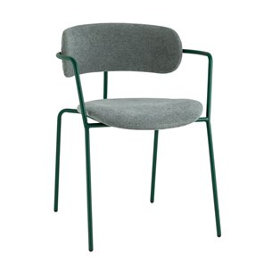 Стул Дженни букле зеленый каркас зеленый полуглянцевый муар