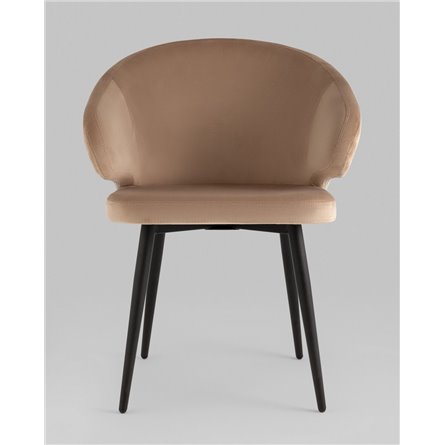 Стул|Stool Group|Стул с подлокотниками Codo велюр капучино