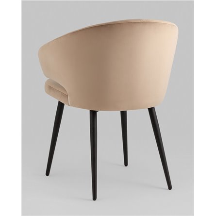 Стул|Stool Group|Стул с подлокотниками Codo велюр капучино