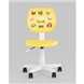 Компьютерное кресло|Stool Group|ЛОЛО Pet Lover желтый пластик белый Компьютерное кресло|Stool Group|ЛОЛО Pet Lover желтый пластик белый