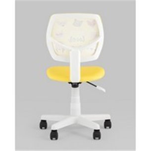Компьютерное кресло|Stool Group|ЛОЛО Pet Lover желтый пластик белый