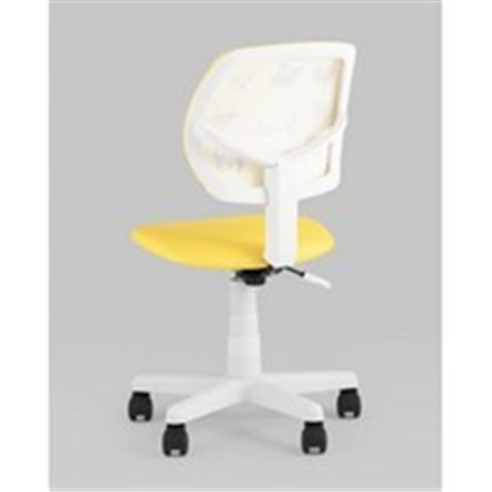 Компьютерное кресло|Stool Group|ЛОЛО Pet Lover желтый пластик белый