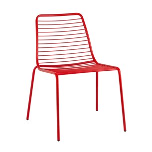 Стул Дели металл красный