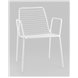 Стул|Stool Group|Дели металл белый с подлокотниками Стул|Stool Group|Дели металл белый с подлокотниками
