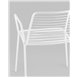 Стул|Stool Group|Дели металл белый с подлокотниками Стул|Stool Group|Дели металл белый с подлокотниками
