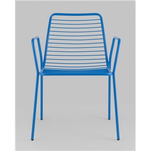 Стул|Stool Group|Дели металл голубой с подлокотниками