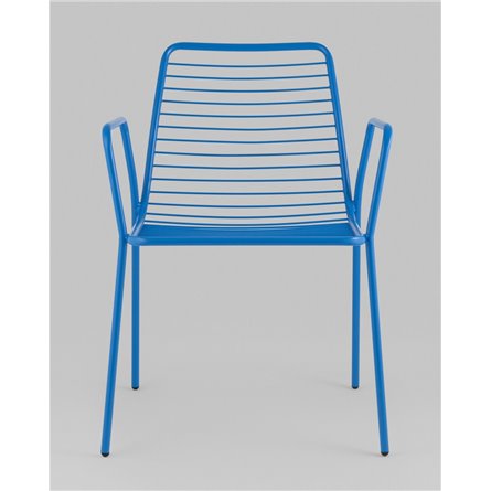 Стул|Stool Group|Дели металл голубой с подлокотниками