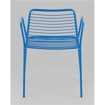 Стул|Stool Group|Дели металл голубой с подлокотниками