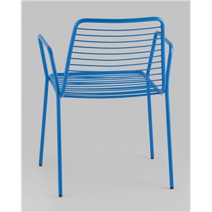 Стул|Stool Group|Дели металл голубой с подлокотниками