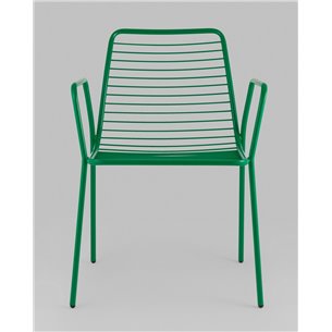 Стул|Stool Group|Дели металл зеленый с подлокотниками