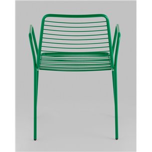Стул|Stool Group|Дели металл зеленый с подлокотниками