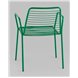 Стул|Stool Group|Дели металл зеленый с подлокотниками Стул|Stool Group|Дели металл зеленый с подлокотниками
