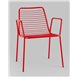 Стул|Stool Group|Дели металл красный с подлокотниками Стул|Stool Group|Дели металл красный с подлокотниками