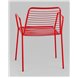Стул|Stool Group|Дели металл красный с подлокотниками Стул|Stool Group|Дели металл красный с подлокотниками