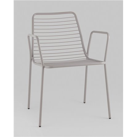 Стул|Stool Group|Дели металл серый с подлокотниками