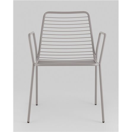 Стул|Stool Group|Дели металл серый с подлокотниками