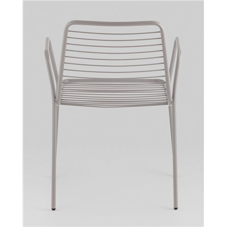 Стул|Stool Group|Дели металл серый с подлокотниками