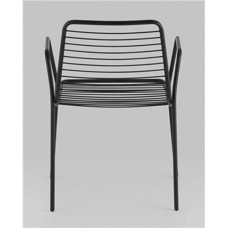 Стул|Stool Group|Дели металл черный с подлокотниками