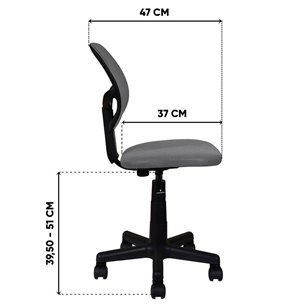 Компьютерное кресло|Stool Group|ЛОЛО серый