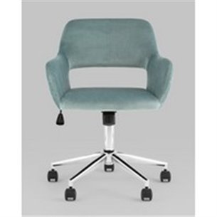 Кресло офисное|Stool Group|ROSS велюр серо-зеленый