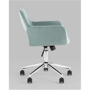 Кресло офисное|Stool Group|ROSS велюр серо-зеленый