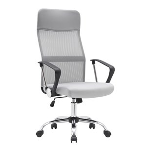 Кресло офисное TopChairs Benefit NEW серое