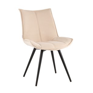 Стул вращающийся Робб велюр бежевый