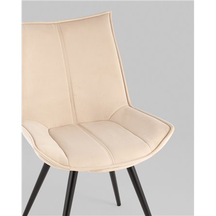 Стул|Stool Group|Робб велюр бежевый вращающийся