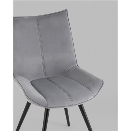 Стул|Stool Group|Робб велюр серый вращающийся