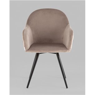 Стул|Stool Group|Новел велюр серо-коричневый вращающийся