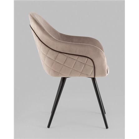 Стул|Stool Group|Новел велюр серо-коричневый вращающийся