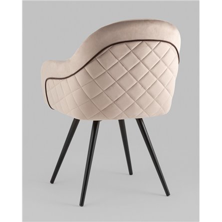 Стул|Stool Group|Новел велюр серо-коричневый вращающийся