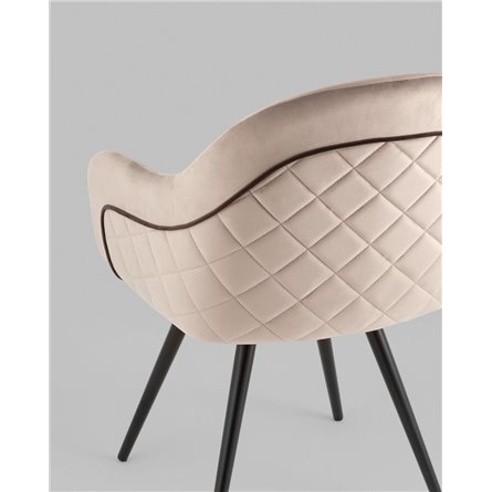 Стул|Stool Group|Новел велюр серо-коричневый вращающийся