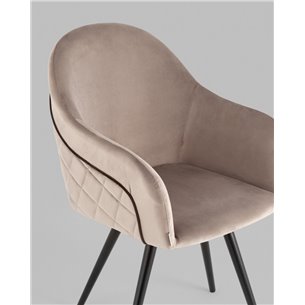 Стул|Stool Group|Новел велюр серо-коричневый вращающийся