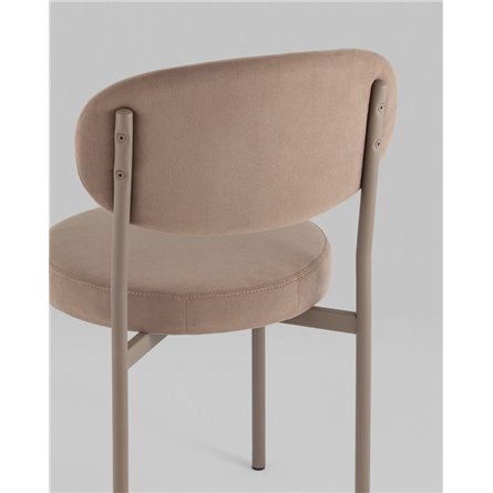 Стул|Stool Group|Бриф SN велюр капучино каркас капучино муар
