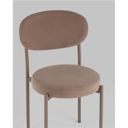 Стул|Stool Group|Бриф SN велюр капучино каркас капучино муар