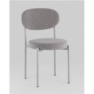 Стул|Stool Group|Бриф SN велюр серый каркас светло-серый муар