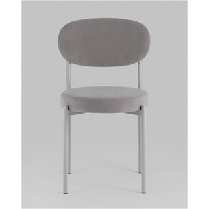 Стул|Stool Group|Бриф SN велюр серый каркас светло-серый муар