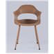 Комплект из четырех стульев|Stool Group|Lady пластик коричневый ножки металл Комплект из четырех стульев|Stool Group|Lady пластик коричневый ножки металл