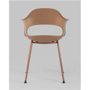 Комплект из четырех стульев|Stool Group|Lady пластик коричневый ножки металл