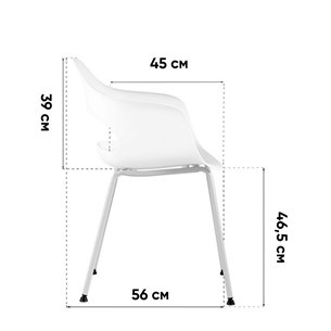 Комплект из четырех стульев|Stool Group|Lady пластик коричневый ножки металл