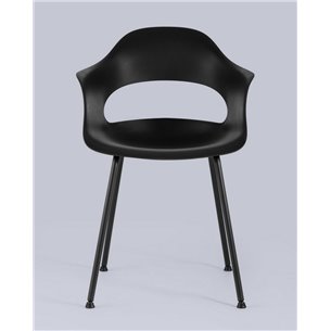 Комплект из четырех стульев|Stool Group|Lady пластик черный ножки металл