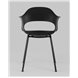 Комплект из четырех стульев|Stool Group|Lady пластик черный ножки металл Комплект из четырех стульев|Stool Group|Lady пластик черный ножки металл