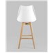 Комплект из четырех стульев|Stool Group|Барный FRANKFURT белый сиденье экокожа ножки из массива бука Комплект из четырех стульев|Stool Group|Барный FRANKFURT белый сиденье экокожа ножки из массива бука